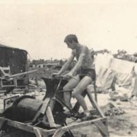 Marines Doing Laundry in the Pacific - Okinawa Japan, 1945