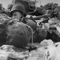Sergeant John Atwood, Battle of Eniwetok in the Marshall Islands, 1944.
