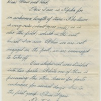 Letter from Tillman J. Gressitt