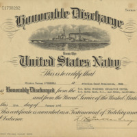 US Navy Honorable Discharge